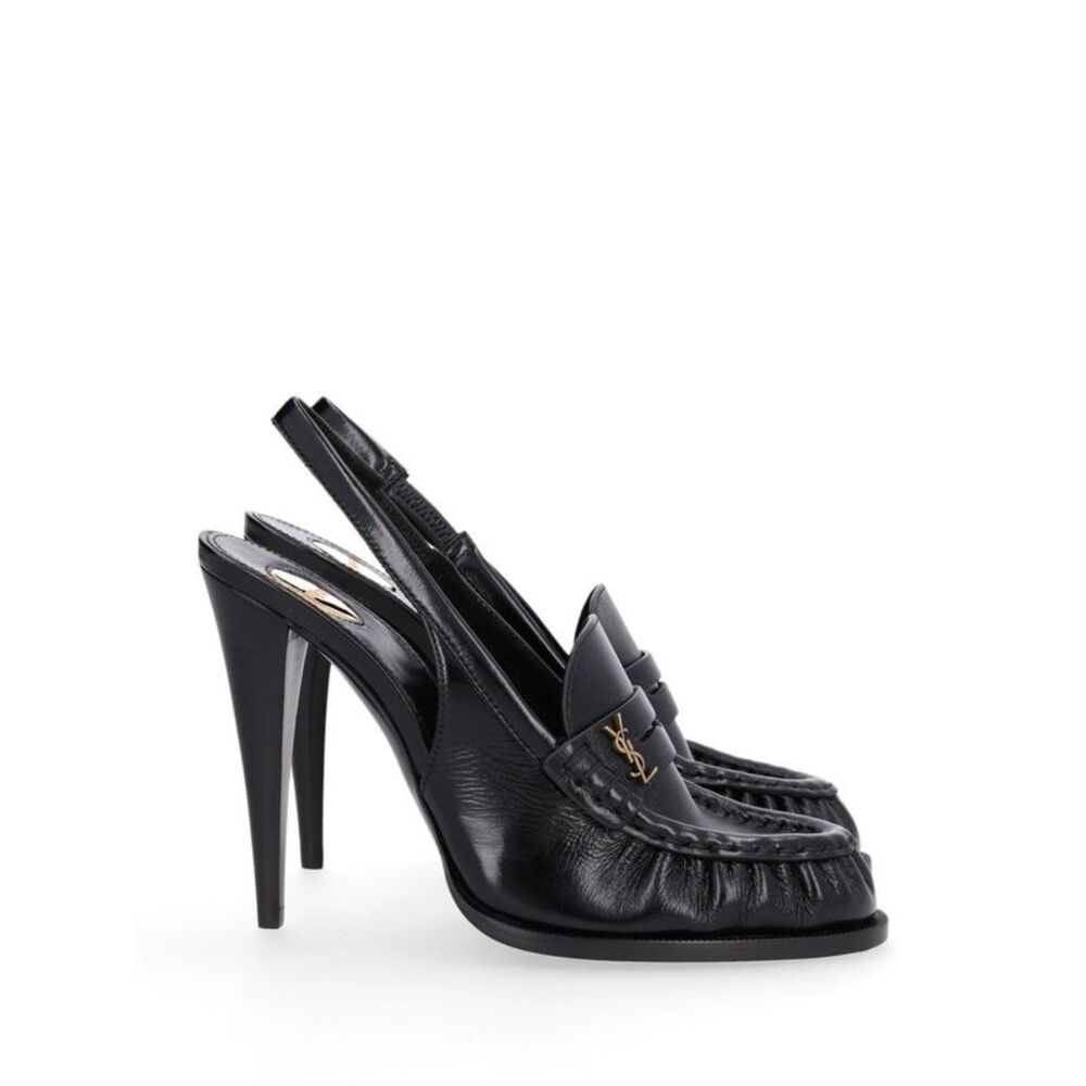 Saint Laurent Women Le Loafer Open Back Pumps